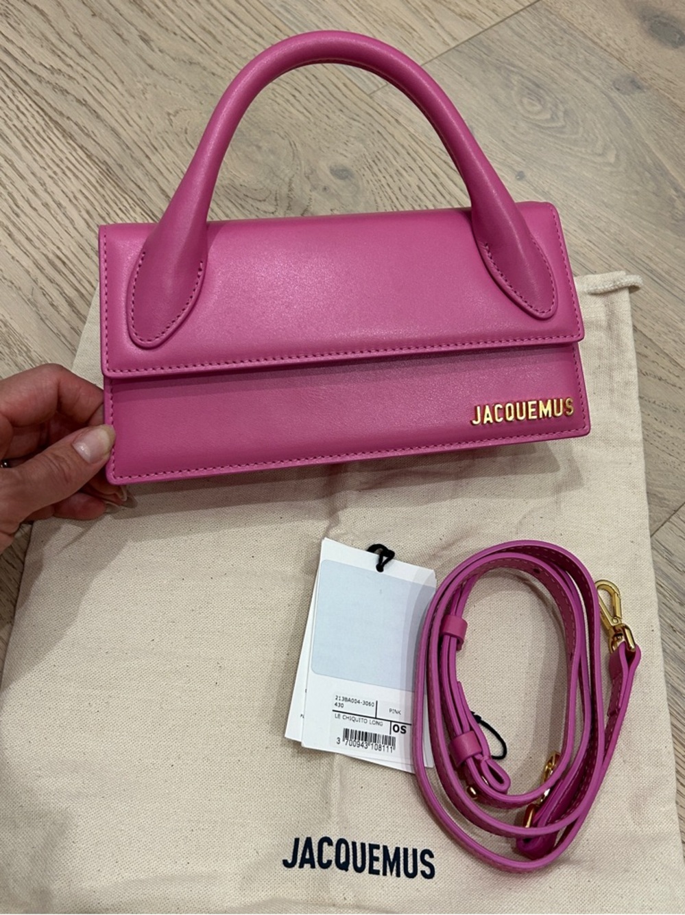 Jacquemus Barbie Pink Le Chiquito Mini Top-Handle Bag